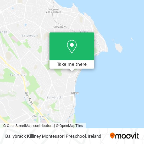 Ballybrack Killiney Montessori Preschool map