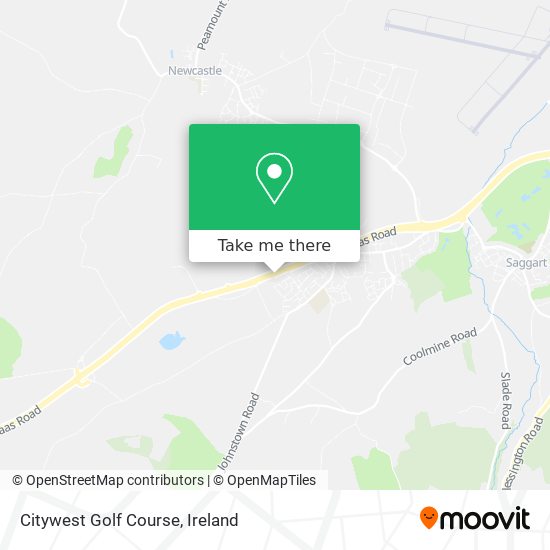 Citywest Golf Course map