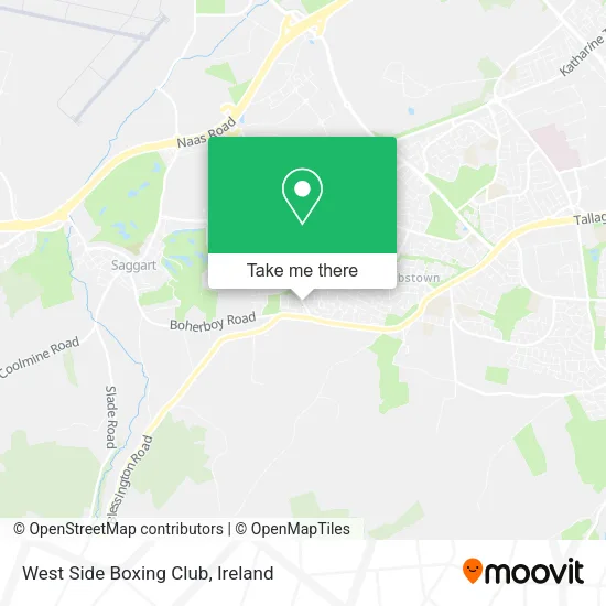 West Side Boxing Club map