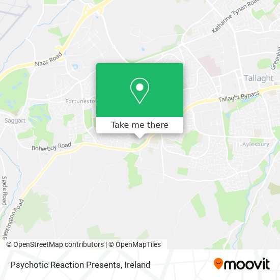 Psychotic Reaction Presents map