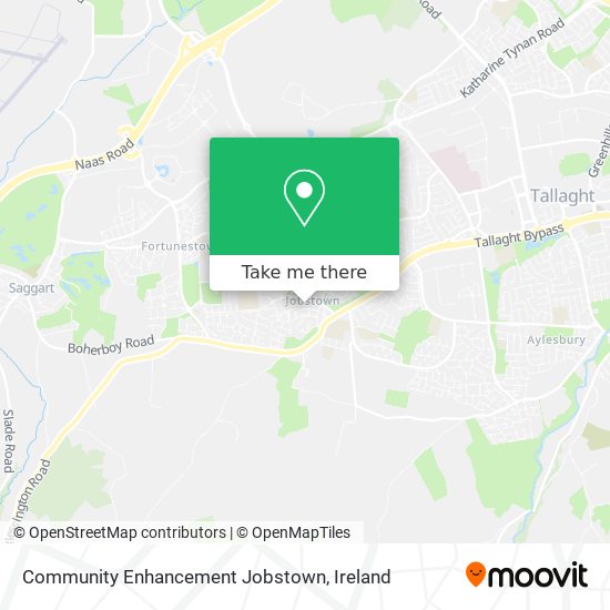 Community Enhancement Jobstown map