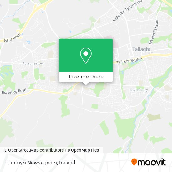 Timmy's Newsagents map