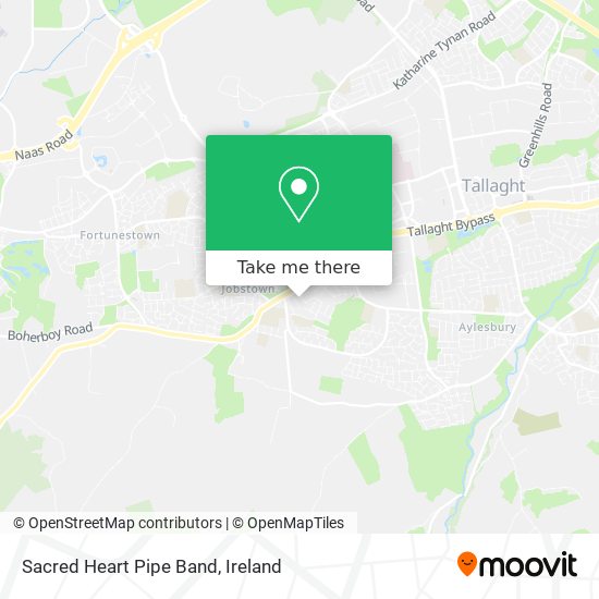 Sacred Heart Pipe Band map