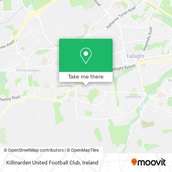 Killinarden United Football Club map