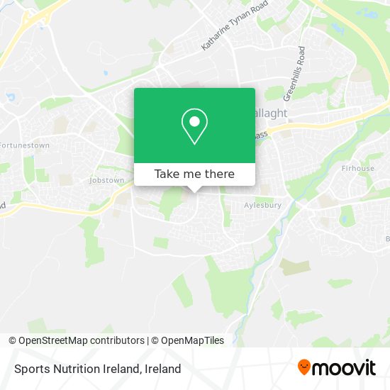 Sports Nutrition Ireland map