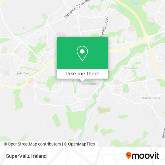 SuperValu map