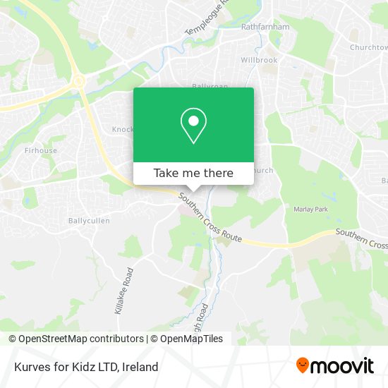 Kurves for Kidz LTD map