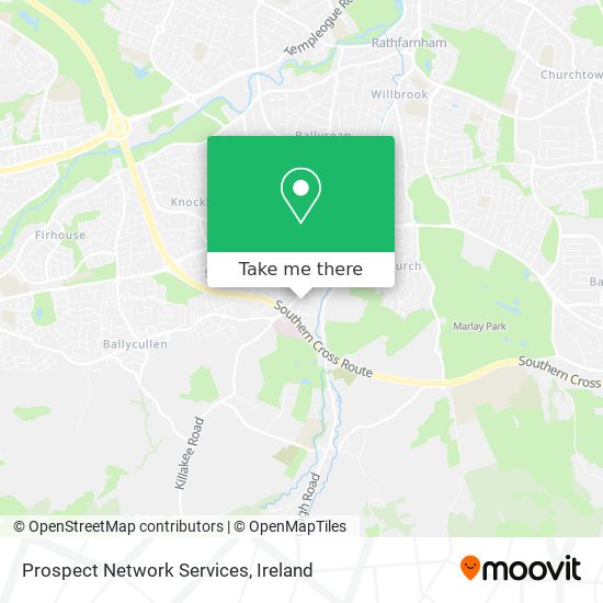 Prospect Network Services map