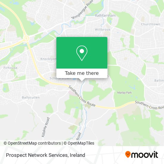 Prospect Network Services map