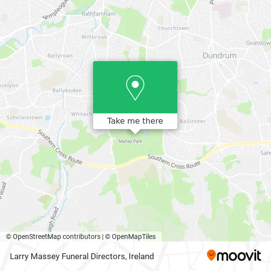 Larry Massey Funeral Directors map