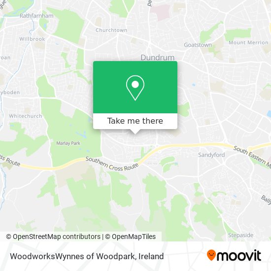 WoodworksWynnes of Woodpark map