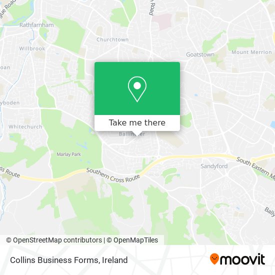 Collins Business Forms map