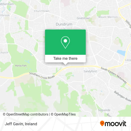 Jeff Gavin map