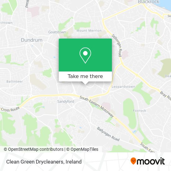 Clean Green Drycleaners map