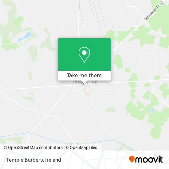 Temple Barbers map