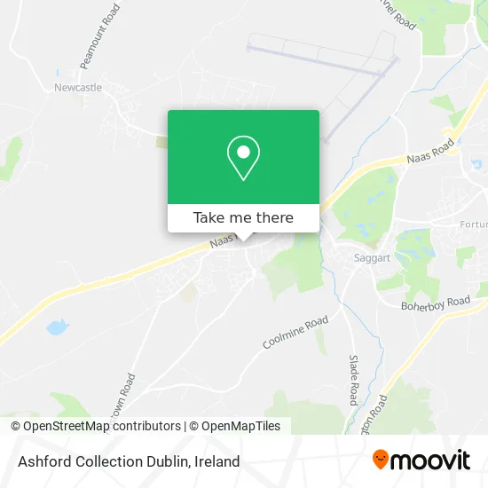 Ashford Collection Dublin map