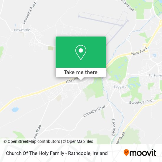 Church Of The Holy Family - Rathcoole map