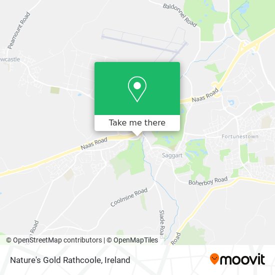 Nature's Gold Rathcoole map