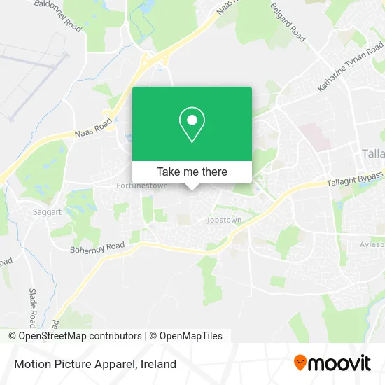 Motion Picture Apparel map