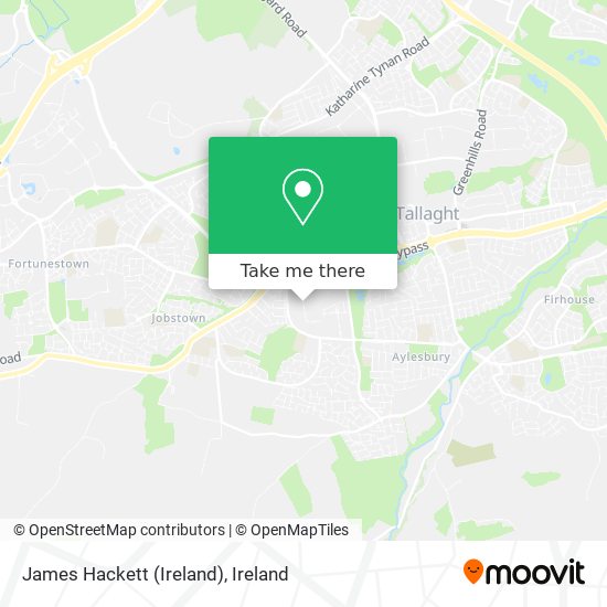 James Hackett (Ireland) map