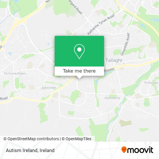 Autism Ireland map