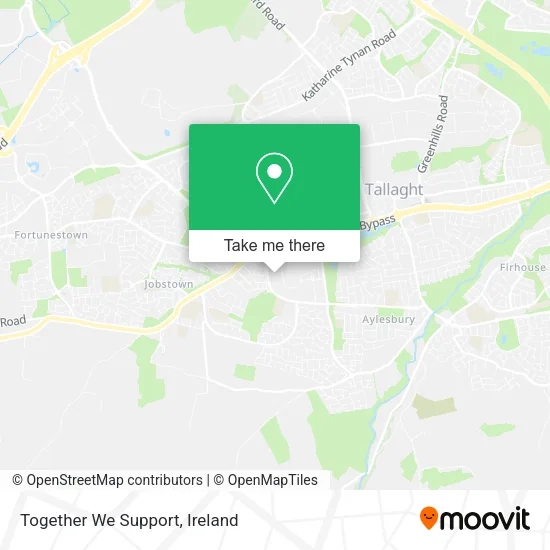 Together We Support map