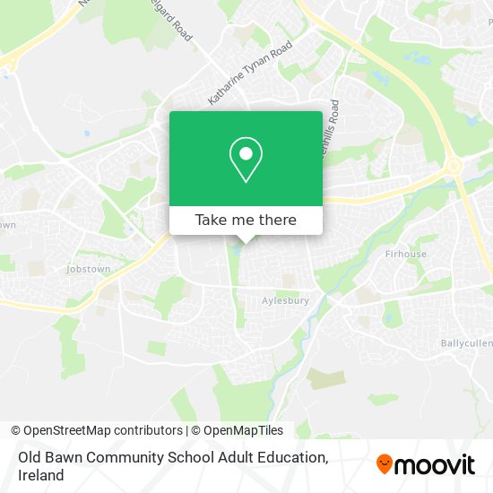 Old Bawn Community School Adult Education map