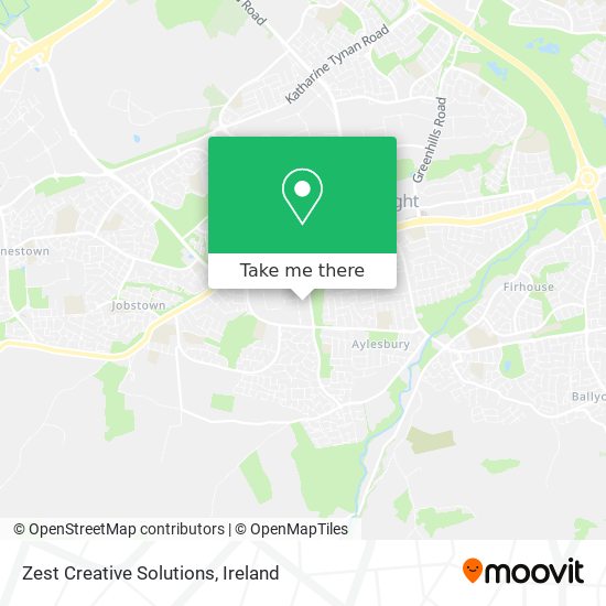 Zest Creative Solutions map