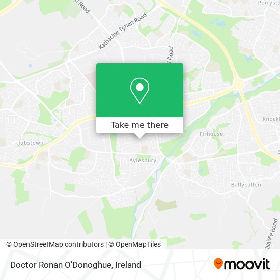 Doctor Ronan O'Donoghue map