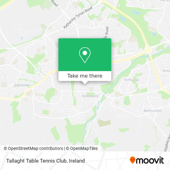Tallaght Table Tennis Club plan
