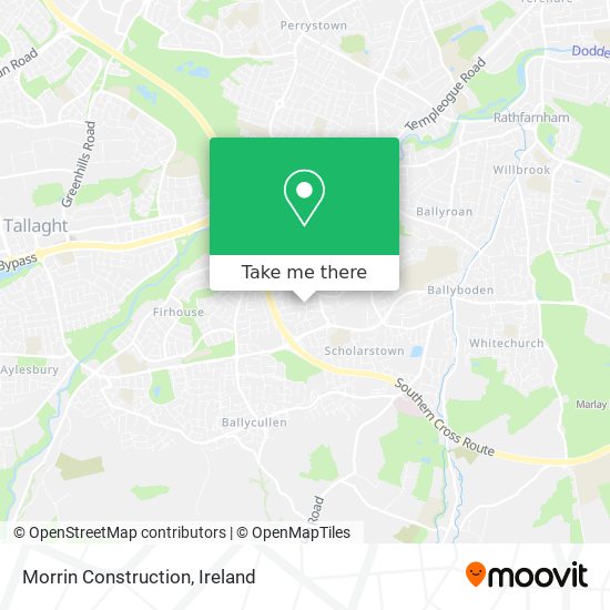 Morrin Construction map