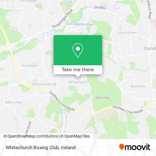 Whitechurch Boxing Club map