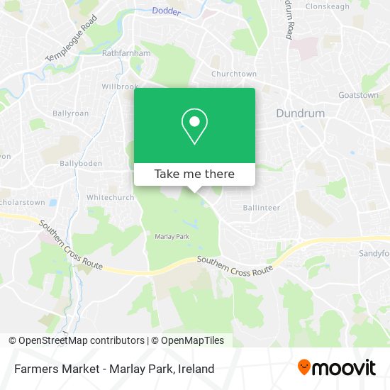 Farmers Market - Marlay Park map