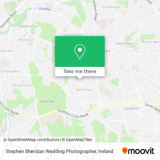 Stephen Sheridan Wedding Photographer map