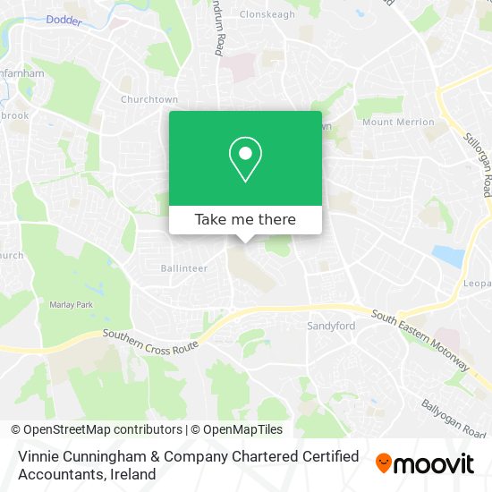 Vinnie Cunningham & Company Chartered Certified Accountants map