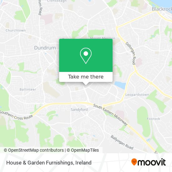 House & Garden Furnishings map