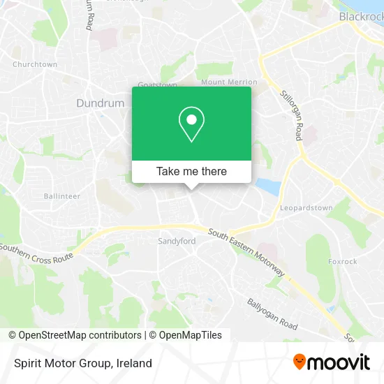 Spirit Motor Group map