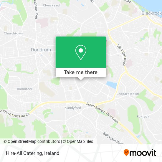 Hire-All Catering map