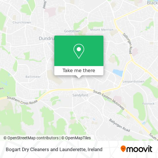 Bogart Dry Cleaners and Launderette map