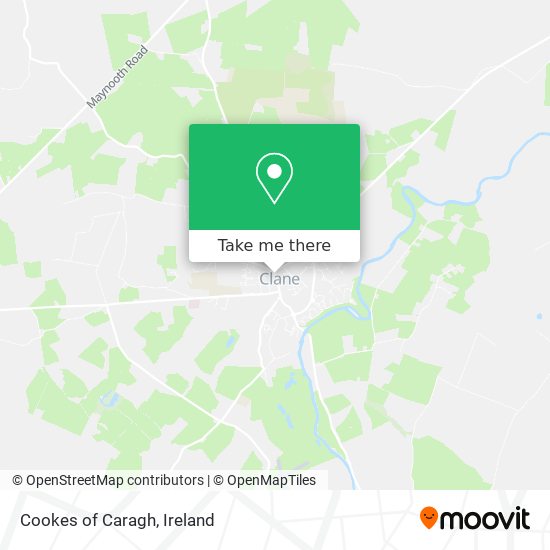 Cookes of Caragh map