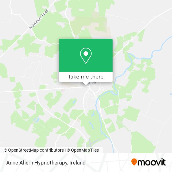 Anne Ahern Hypnotherapy map