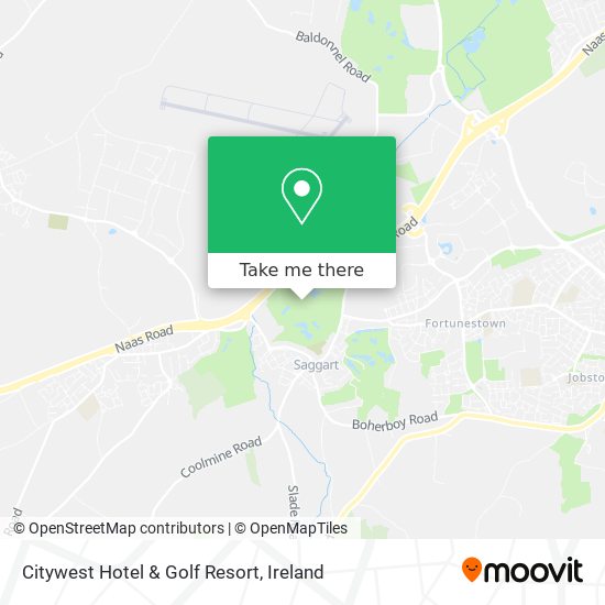 Citywest Hotel & Golf Resort map