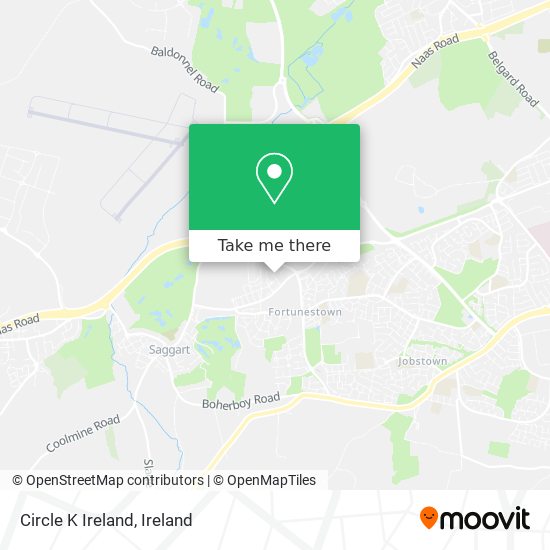 Circle K Ireland map