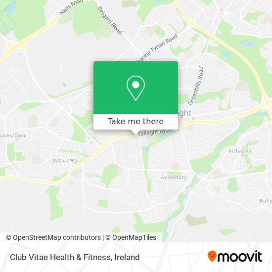 Club Vitae Health & Fitness map