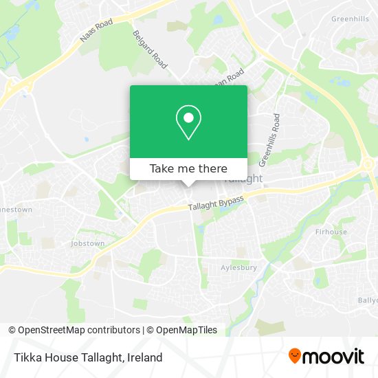 Tikka House Tallaght map