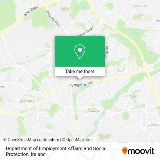 Department of Employment Affairs and Social Protection map