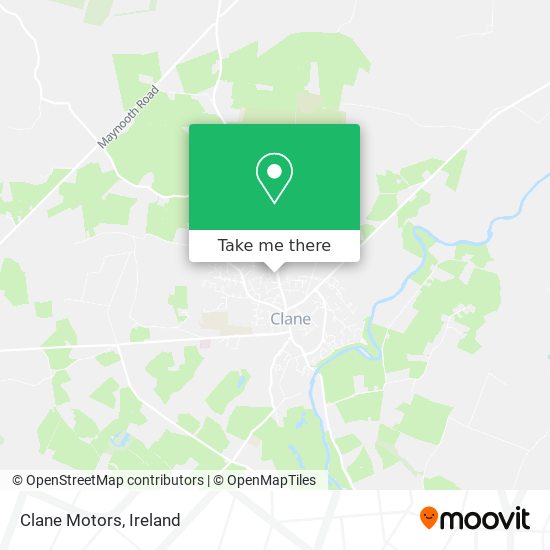 Clane Motors map