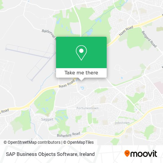 SAP Business Objects Software map