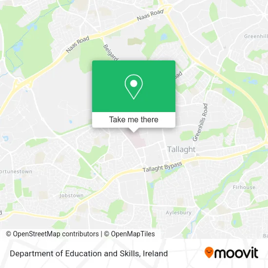 Department of Education and Skills map