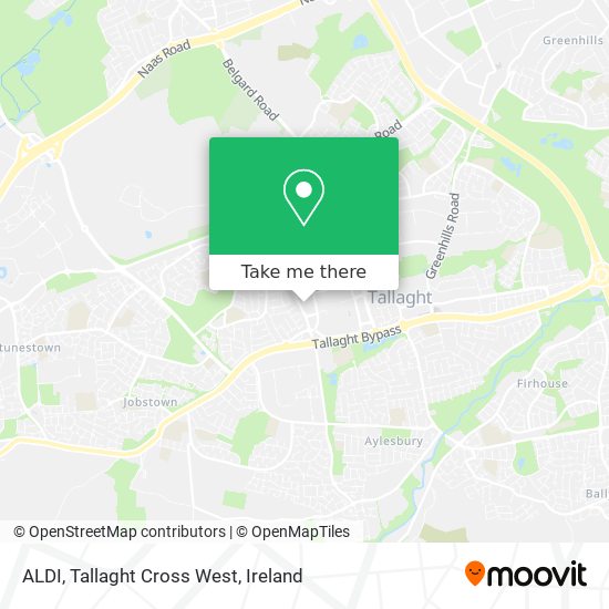 ALDI, Tallaght Cross West map